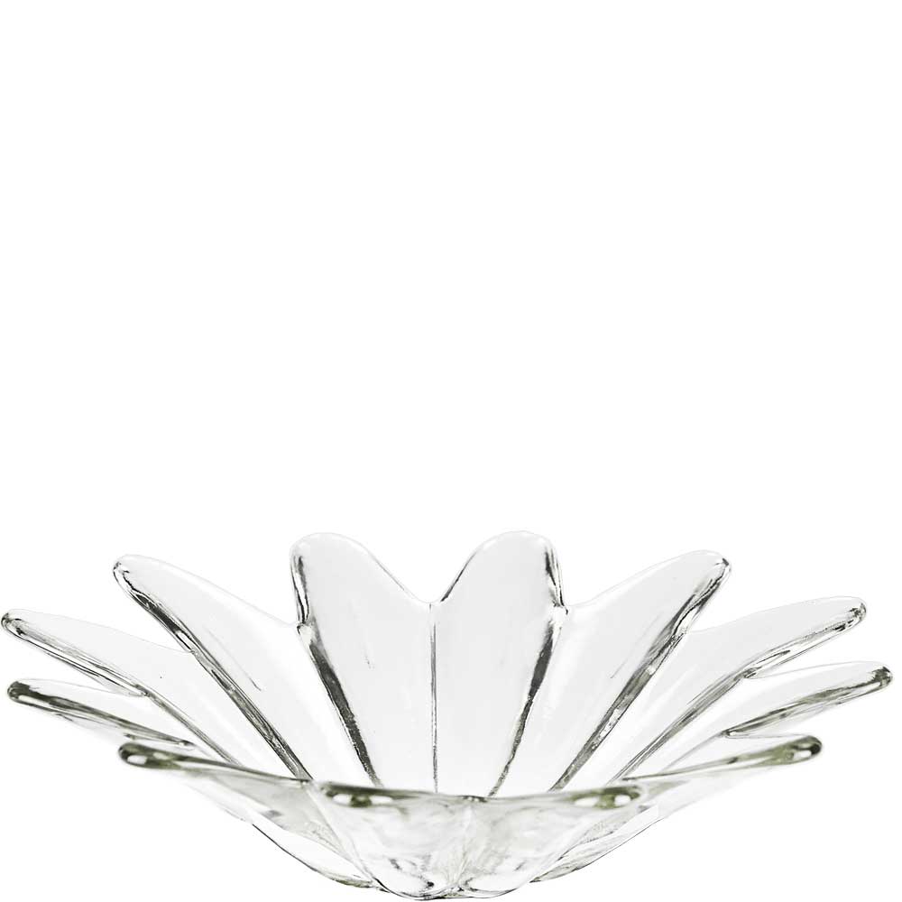 Petite Daisy Recycled Glass Bowl - Clear